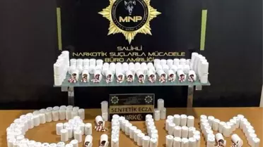 Ele geçirilen uyuşturucu haplar