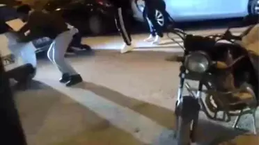 Silahlı kavga anına ait fotoğraf