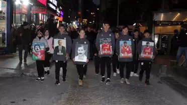 Anma yürüyüşünden bir kare