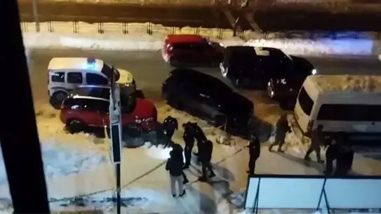 Saldırı anının fotoğrafı