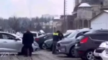 Güvenlik görevlisinin müdahalesi