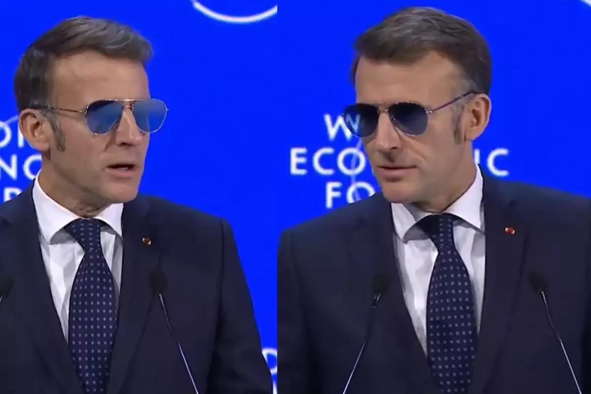 Macron, Davos'ta Küresel Düzenin Çöküşüne Uyarı Yaptı