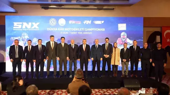 Rize Handüzü Yaylası, Dünya Kar Motosikleti Şampiyonası'na Ev Sahipliği Yapıyor