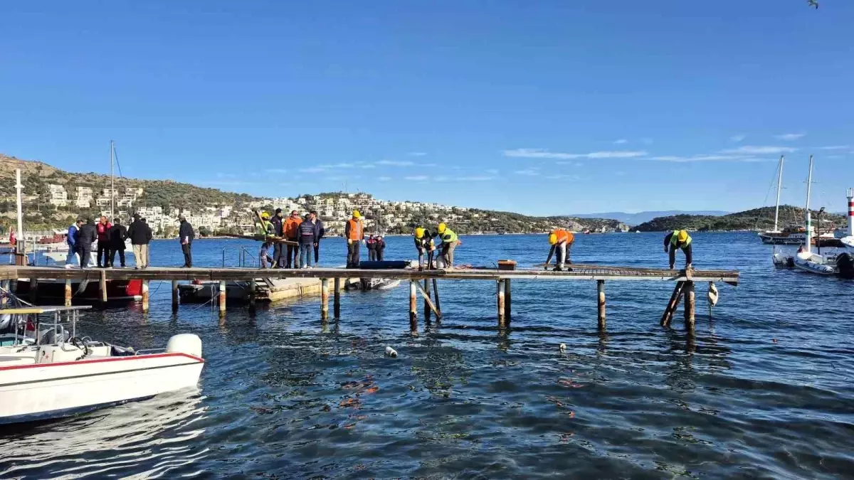 Bodrum’da Kaçak Liman Yıkımına Başlandı: 10 Yıllık Sorun Çözülüyor