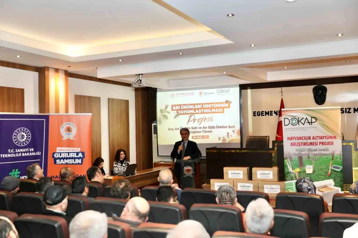 Samsun Büyükşehir Belediyesi, 100 Arıcıya Üretim Seti Dağıttı