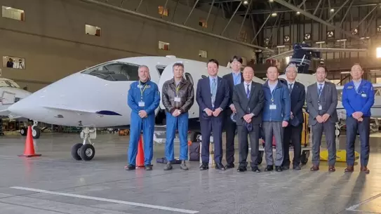 Japonya’nın İlk P.180 Avanti EVO Uçağı Nakanihon Air’a Teslim Edildi