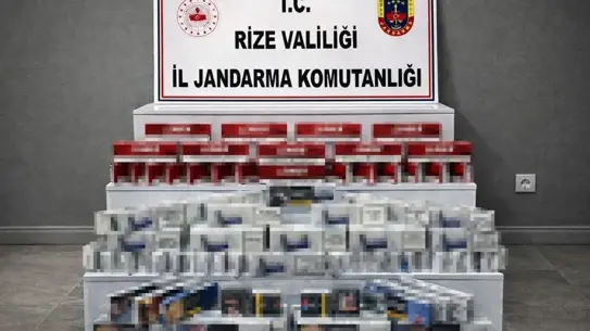 Ele geçirilen kaçak sigara paketleri