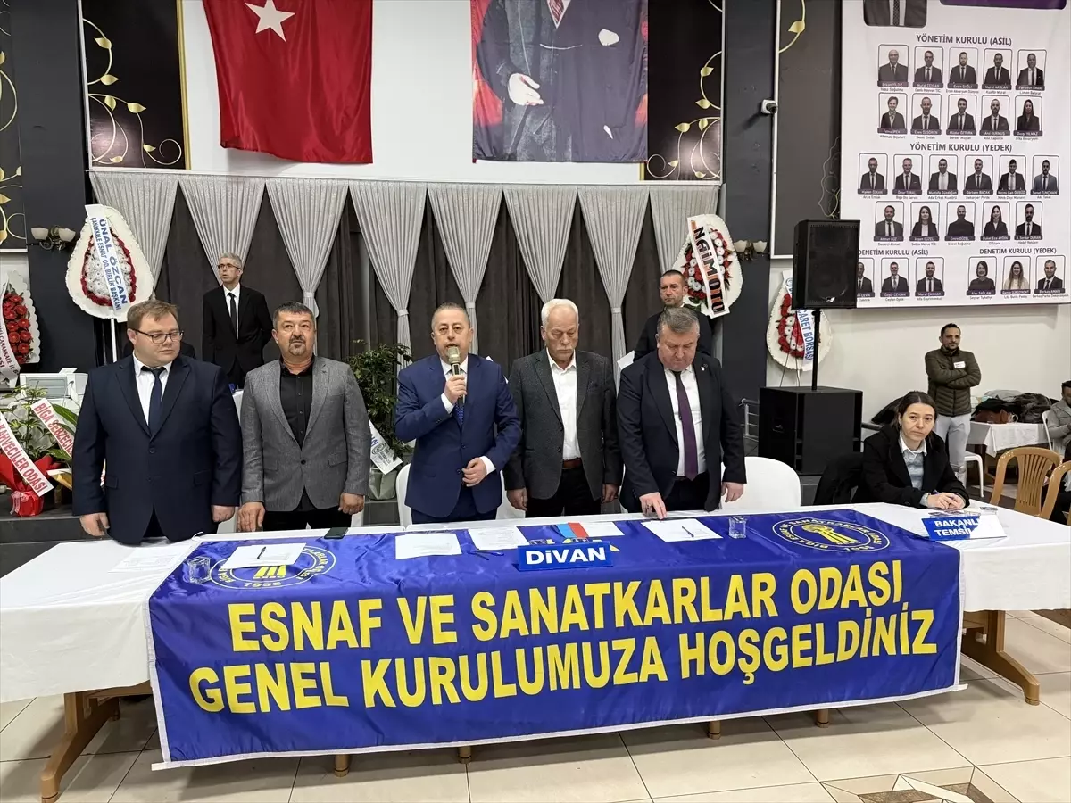 Biga Esnaf ve Sanatkarlar Odası'na Yeni Başkan Hakkı Berber Seçildi