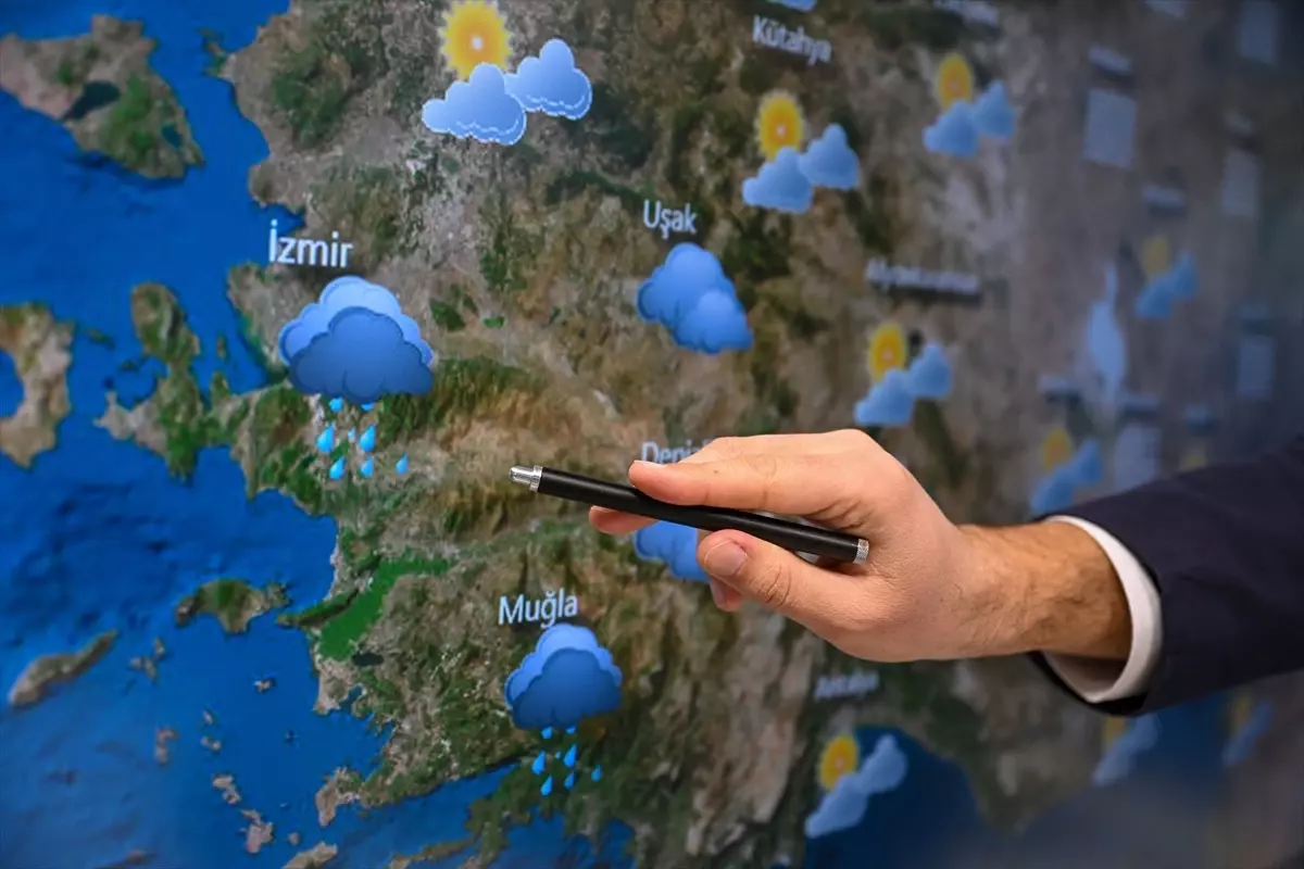 Türkiye haritasında sıcaklık değişimi