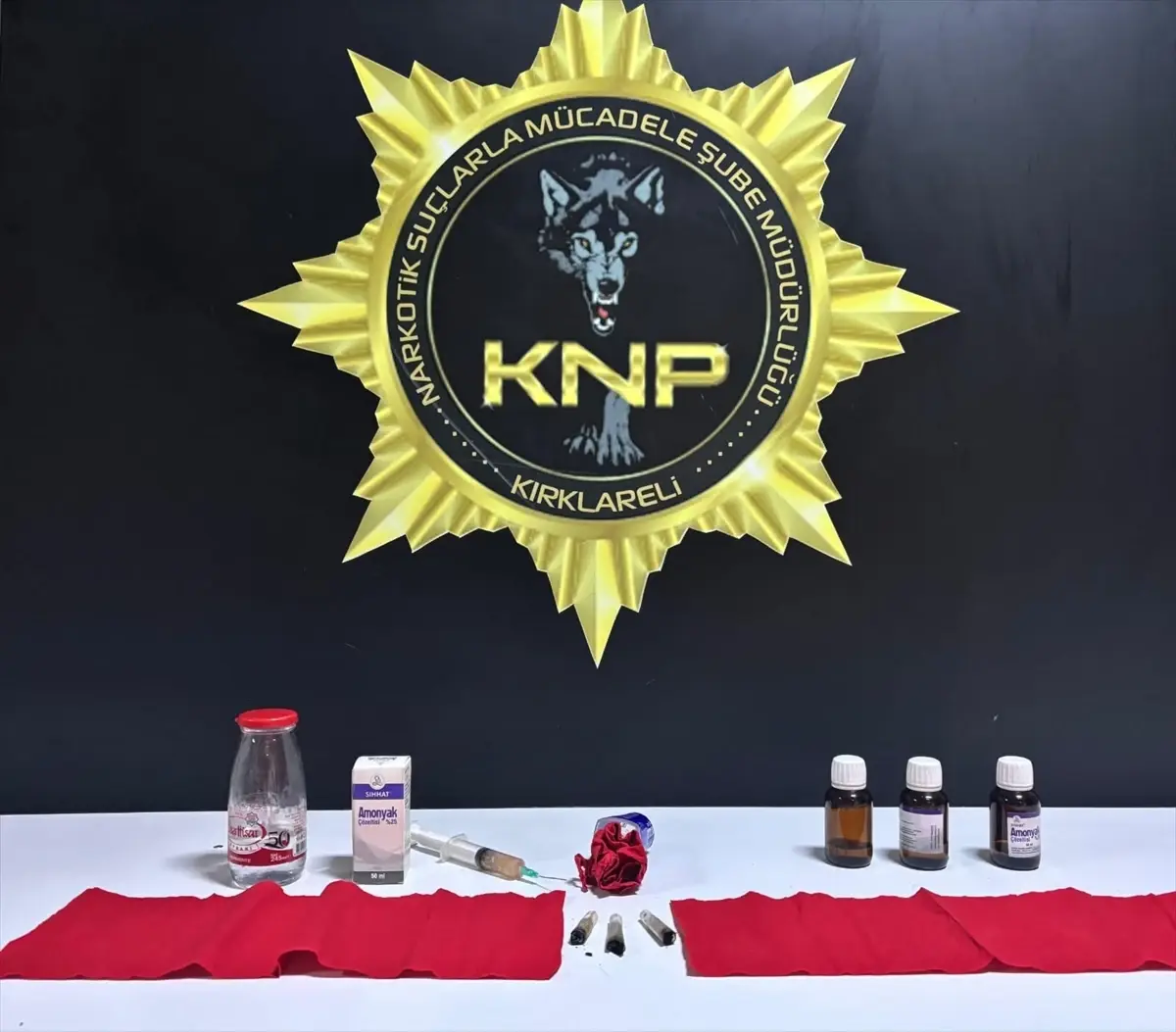 Kırklareli'de Büyük Uyuşturucu Operasyonu: 5.240 Gram Sentetik Madde Ele Geçirildi, Zanlı Tutuklandı