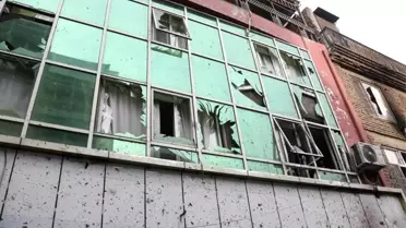 Patlama sonrası enkaz görüntüsü