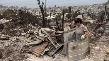 Şili orman yangınları - ana görsel