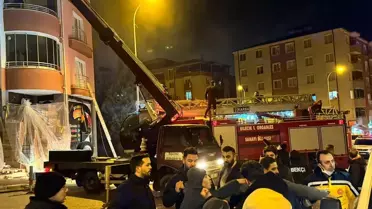 Yangın bölgesi ve yoğun duman