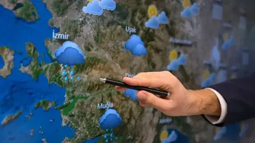 Orta Akdeniz üzerinden gelen yağış bulutu