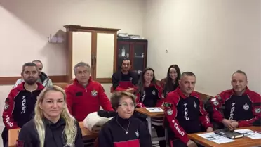 Yabancı dil kursu sırasında gönüllüler