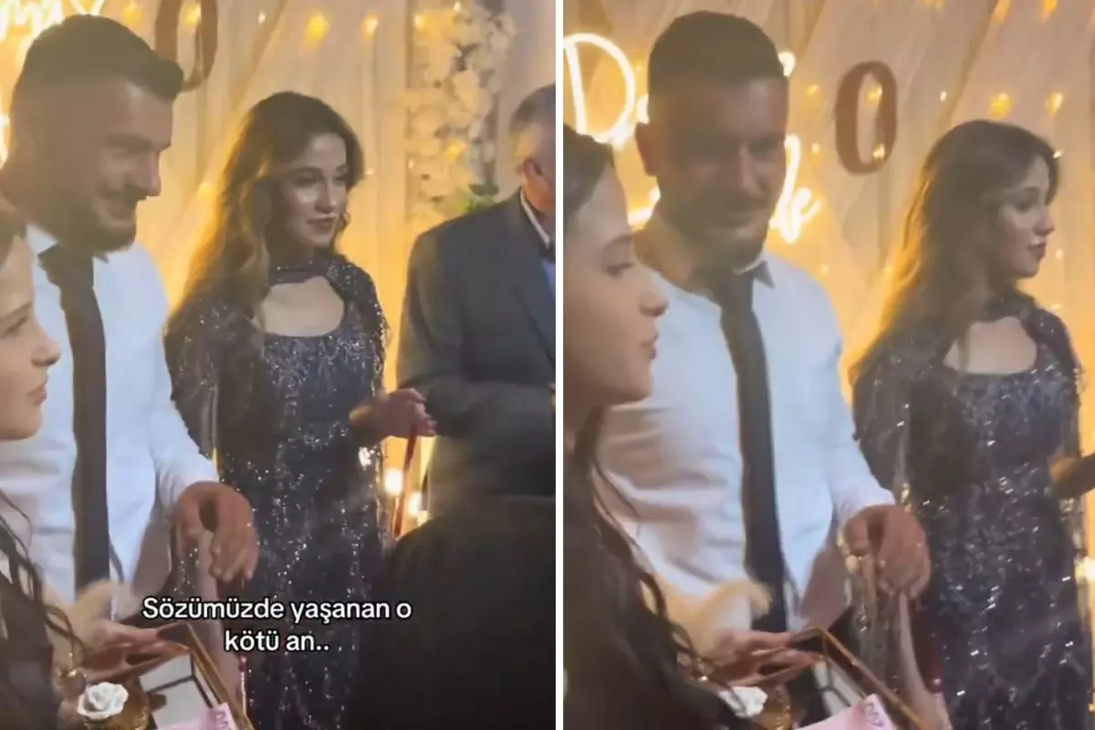 Damadın Söz Kesme Anındaki Şok Anı Sosyal Medyada Gündem Oldu