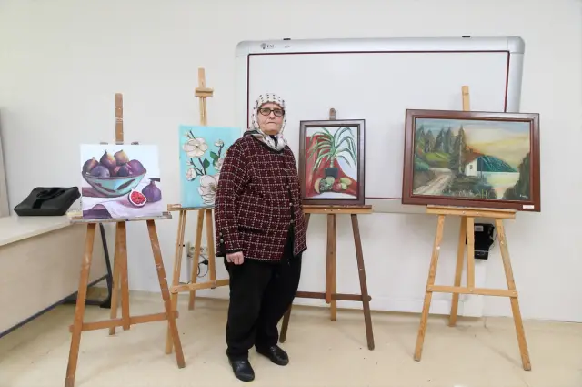 Esme Dalgıç kursa hazırlanıyor