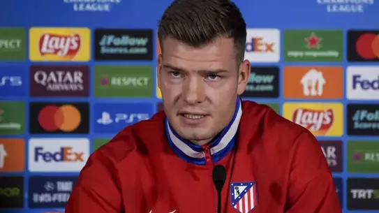 Alexander Sörloth basın toplantısında