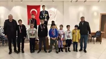 Turnuva sırasında oynanan satranç tahtası