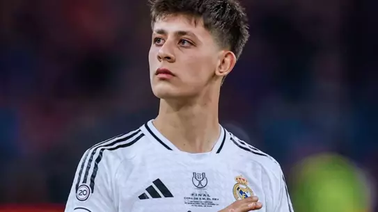 Arda Güler maç öncesi antrenmanda