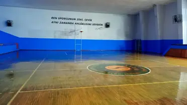 Spor salonu iç mekan görüntüsü