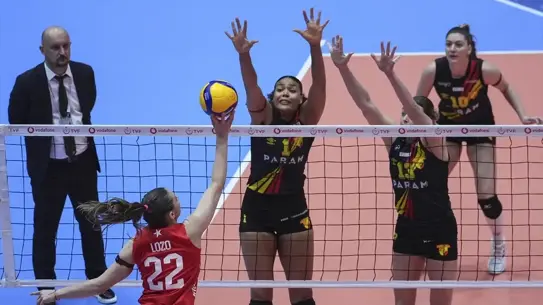 Maçın heyecanlı bir anı