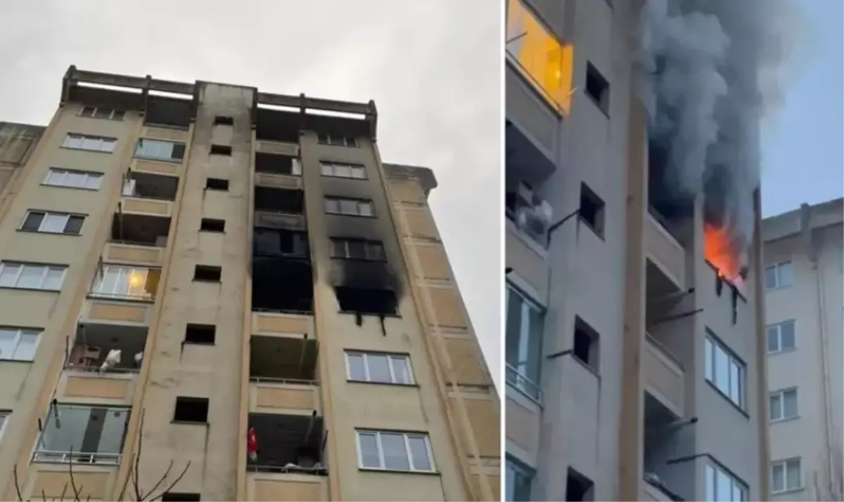 Giresun’da TOKİ Konutunda Çıkan Yangın: Baba ve Oğul Evde Mahsur Kaldı
