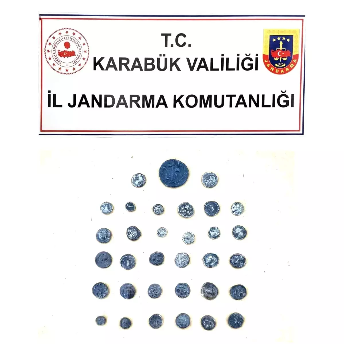 Karabük’te Jandarma Operasyonu: Antik Yunan Sikkeleri Ele Geçirildi