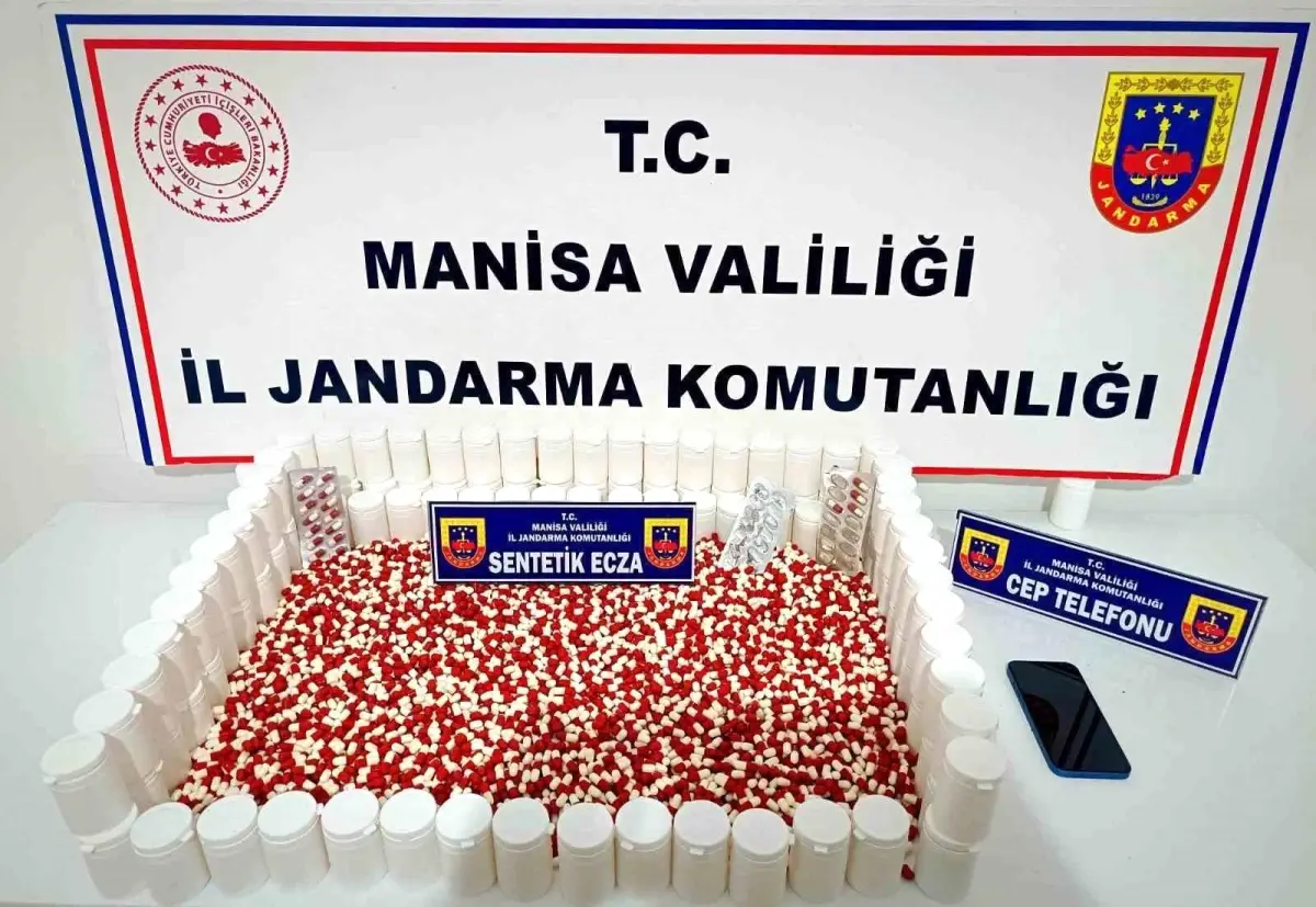 Manisa’da Dev Uyuşturucu Operasyonu: 6.071 Sentetik Ecza Ele Geçirildi
