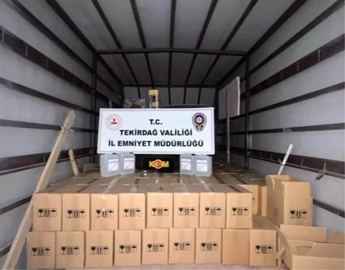 Tekirdağ’da Kaçak Ürün Çarkı Durduruldu: 18 Şüpheli Yakalandı
