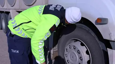 Aksaray’da Kış Lastiği Denetimleri Sürücüleri Uyardı