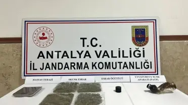 Manavgat'ta Büyük Uyuşturucu Operasyonu: 250 Gram Skunk Ele Geçirildi