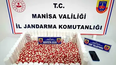 Manisa’da Dev Uyuşturucu Operasyonu: 6.071 Sentetik Ecza Ele Geçirildi