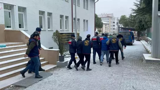 Jandarma operasyonu sırasında çekilen fotoğraf