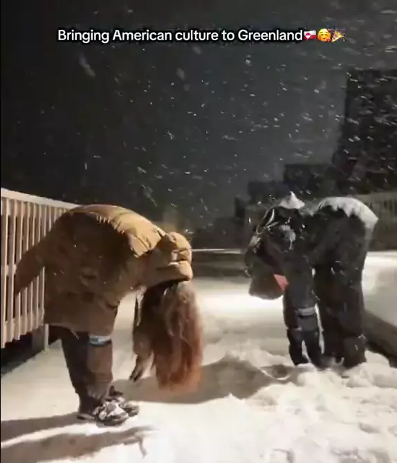 Grönland ve Trump temalı görsel