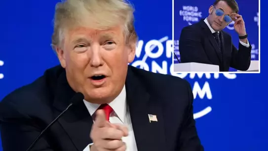 Macron'un Güneş Gözlüğü Davos'ta Gündemde: Trump'tan Esprili Tepkiler