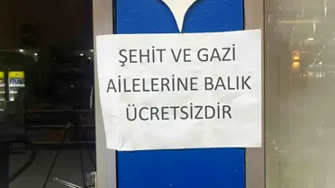 Alanyalı Balıkçı, Şehit ve Gazilere Ücretsiz Balık Dağıtarak Destek Oluyor