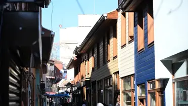 Kunduracılar Sokağı'nda yapılan restorasyon çalışmaları