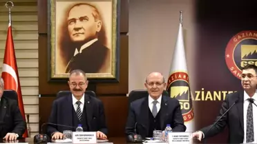 Toplantı sırasında sunulan istatistik grafik