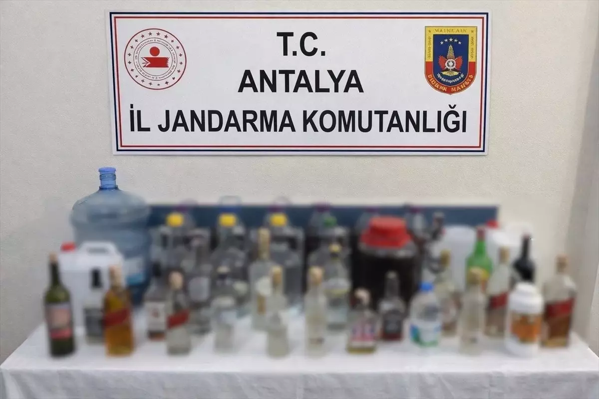 Antalya’da 4.600 Litre Sahte Alkol Ele Geçirildi: Kaçak Operasyonu Başladı