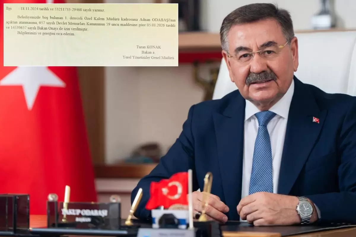 Gölbaşı Belediye Başkanı Yakup Odabaşı'ndan Nepotizm Tartışması: Öz Yeğeni Özel Kalem Müdürü Olarak Atandı