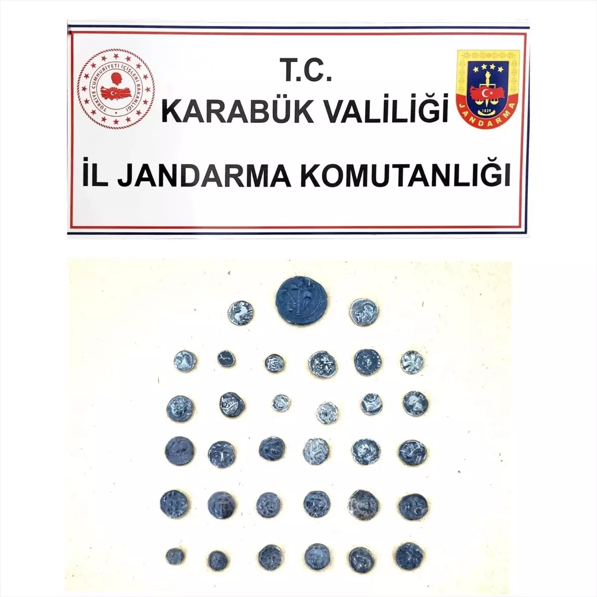 Karabük'te Jandarma Operasyonu: 33 Tarihi Sikke Ele Geçirildi