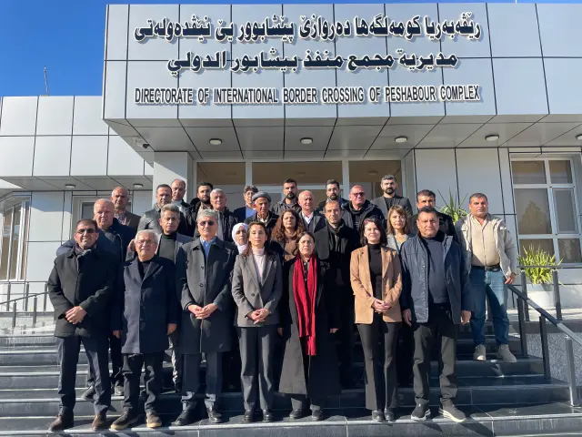 Heyet üyeleri Erbil'de toplantı yapıyor