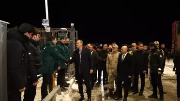 Ağrı Valisi Bozkurt, Gürbulak Sınır Kapısı'nda Denetim Yaptı
