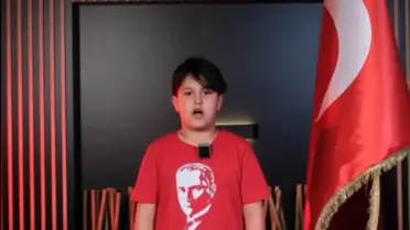 Antalya’nın Gazi Çocukları, Sınırda Türk Bayrağına Yönelik Saldırıyı İstiklal Marşıyla Karşıladı