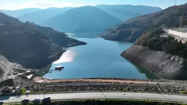 Bursa barajlarından su seviyesi görüntüsü