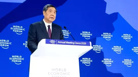 He Lifeng Davos sahnesinde