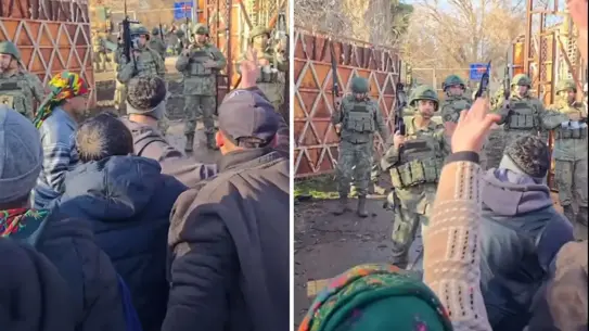 Nusaybin’de Görüntü Gündemi Yaptı: Askerlerin Sabır Testi