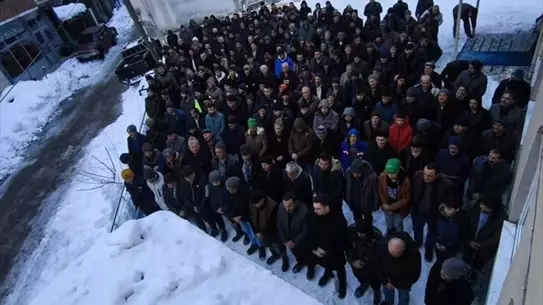 Çığ sonrası bölge görüntüsü