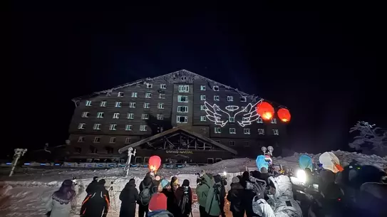 Grand Kartal Otel yangın sonrası görüntü